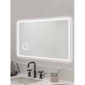 Καθρέπτης Μπάνιου Με LED Kolossos Specchio Rettangolare (100x70cm) 8710780