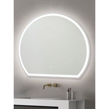 Καθρέπτης Μπάνιου Με LED Kolossos Ovale 800x683mm 878780