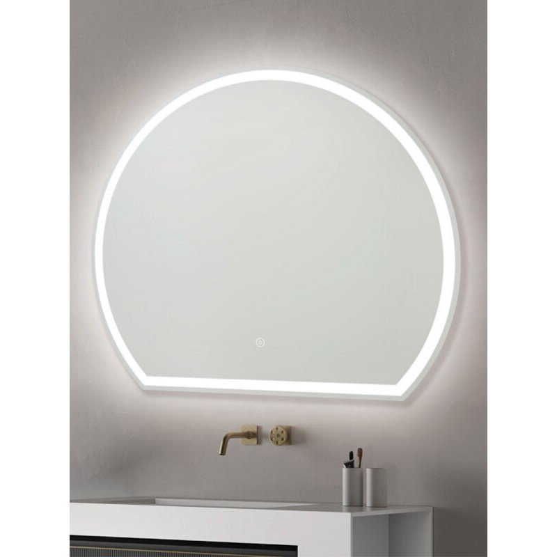 Καθρέπτης Μπάνιου Με LED Kolossos Ovale 800x683mm 878780