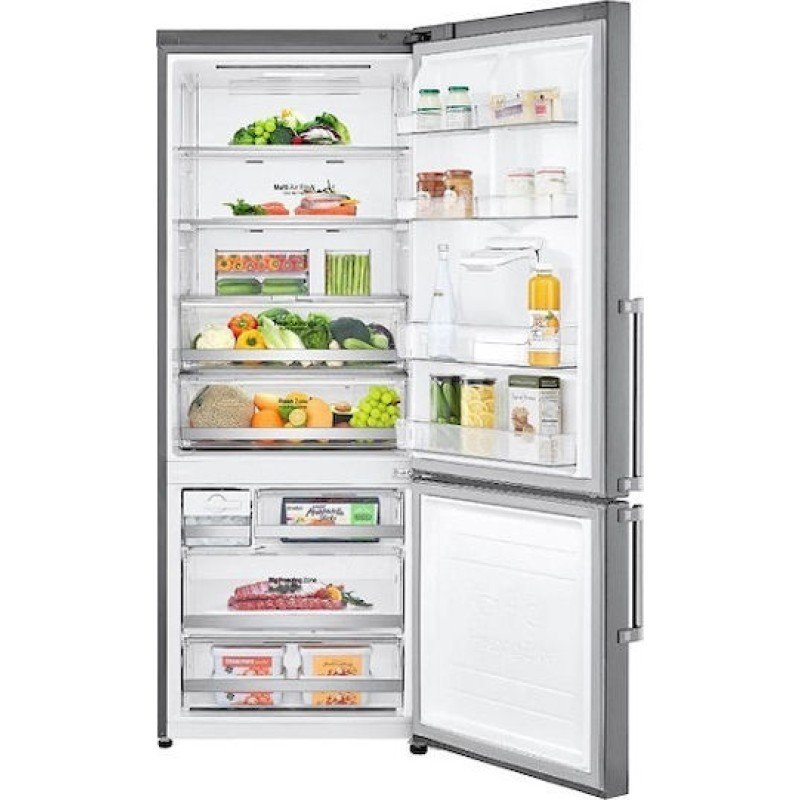 LG GBF567PZCMB Ψυγειοκαταψύκτης 461lt NoFrost Υ185xΠ70.5xΒ74εκ. Inox