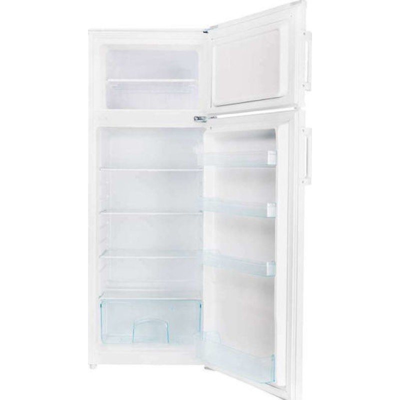 DAVOLINE RF 220 E W NE Δίπορτο ψυγείο 206lt Υ143xΠ54.5xΒ55.5εκ. Λευκό 801223259
