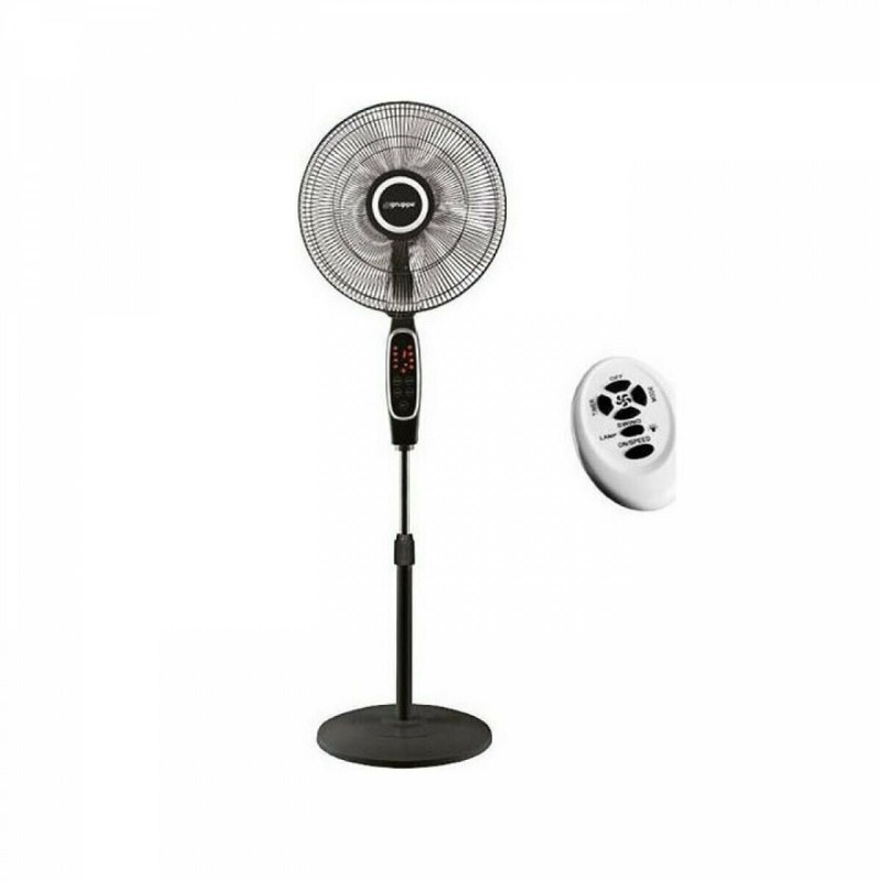 Gruppe FS40-404R Ανεμιστήρας Ορθοστάτης 60W Διαμέτρου 40cm με Τηλεχειριστήριο Μαύρος Gruppe FS40-404R Ανεμιστήρας Ορθοστάτης 60W Διαμέτρου 40cm με Τηλεχειριστήριο Μαύρος