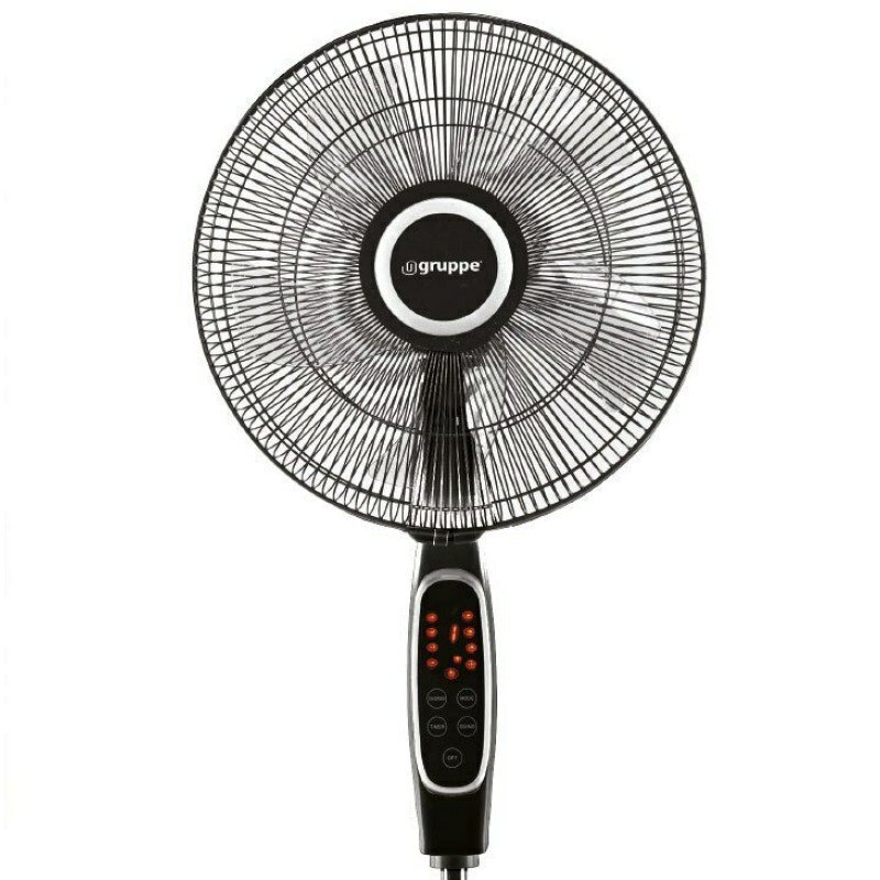 Gruppe FS40-404R Ανεμιστήρας Ορθοστάτης 60W Διαμέτρου 40cm με Τηλεχειριστήριο Μαύρος Gruppe FS40-404R Ανεμιστήρας Ορθοστάτης 60W Διαμέτρου 40cm με Τηλεχειριστήριο Μαύρος