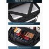ARCTIC HUNTER τσάντα πλάτης B00915 με θήκη laptop 15.6", USB, 20L, μαύρη B00915-BK