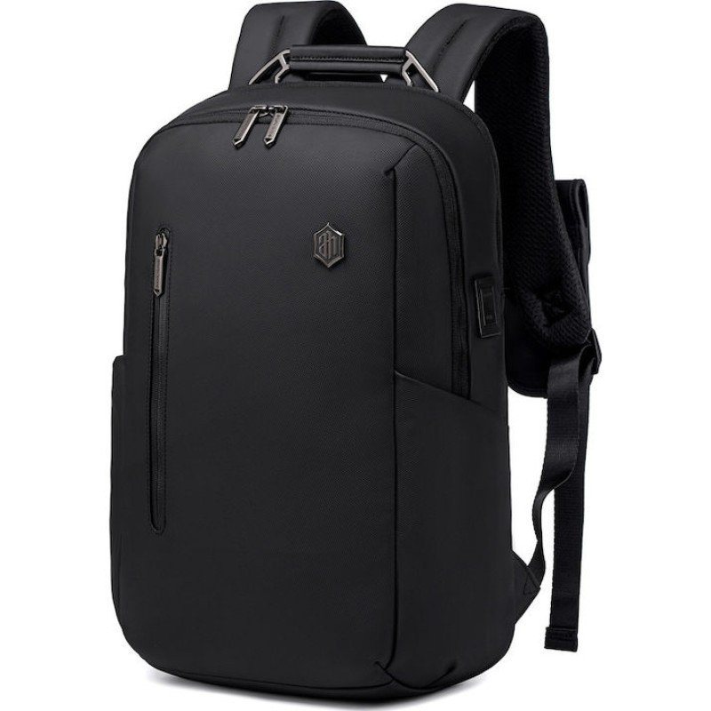 ARCTIC HUNTER τσάντα πλάτης B00915 με θήκη laptop 15.6", USB, 20L, μαύρη B00915-BK