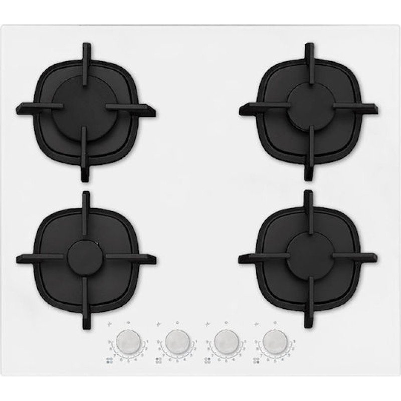 DAVOLINE GGDW 400 WH Εστία Υγραερίου 60cm Λευκή 801003951