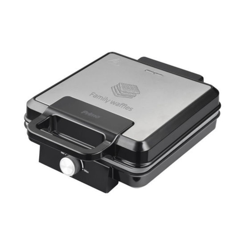 Primo PRWM-40548 Βαφλιέρα 4 θέσεων 1500W κεραμικές marble πλάκες Inox/Μαύρη 