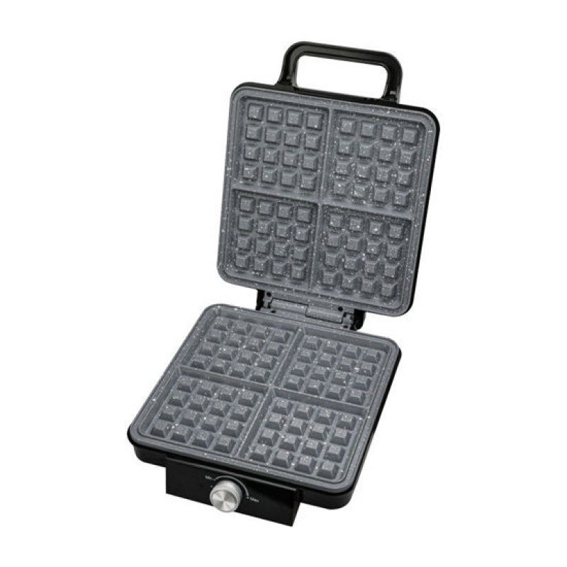 Primo PRWM-40548 Βαφλιέρα 4 θέσεων 1500W κεραμικές marble πλάκες Inox/Μαύρη 
