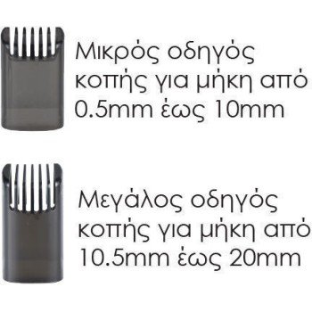 Primo PRΗΤ-40569 Κουρευτική μηχανή Επαναφ 100Μ IPX7 3σε1 Μαύρη