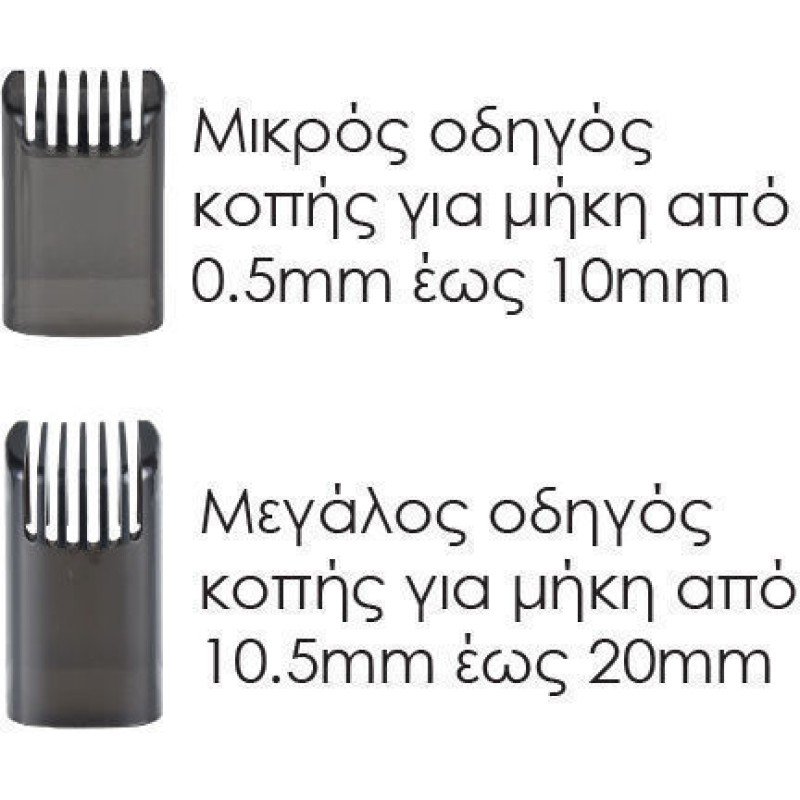 Primo PRΗΤ-40569 Κουρευτική μηχανή Επαναφ 100Μ IPX7 3σε1 Μαύρη