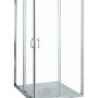 Crown 4000 SC 102 Καμπίνα Ντουζιέρας με Συρόμενη Πόρτα 70-80x90x185cm Clear Glass Chrome 441280  (3 άτοκες δόσεις)
