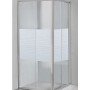 Crown 4000 SC Καμπίνα Ντουζιέρας με Συρόμενη Πόρτα 70-80x90x185cm Serigrafato Chrome 441285 (3 άτοκες δόσεις)