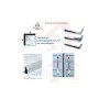 Crown 4000 SC 102 Καμπίνα Ντουζιέρας με Συρόμενη Πόρτα 70-80x100x185cm Clear Glass Chrome 447110 (3 άτοκες δόσεις)