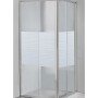Crown 4000 SC 70 Καμπίνα Ντουζιέρας με Συρόμενη Πόρτα 70-80x100x185cm Serigrafato Chrome 447115 (3 άτοκες δόσεις)