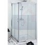 Crown 4000 SC 80 Καμπίνα Ντουζιέρας με Συρόμενη Πόρτα 80-90x120x185cm Serigrafato Chrome 448115 (3 άτοκες δόσεις)