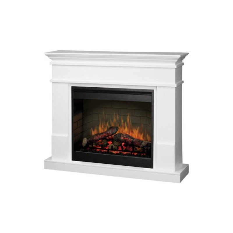 Dimplex Lisabona White Επιδαπέδιο Ηλεκτρικό Τζάκι με Επένδυση 2000w  (3 άτοκες δόσεις)