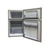 Primo PRDD-50087 Ψυγείο Δίπορτο 90lt Υ84xΠ47xΒ51.5cm Γκρι