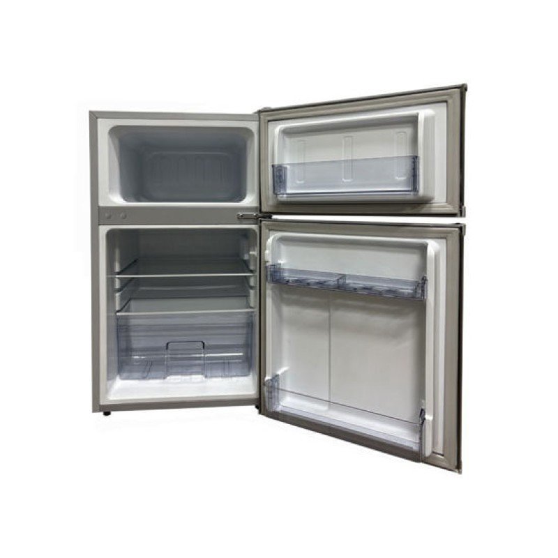 Primo PRDD-50087 Ψυγείο Δίπορτο 90lt Υ84xΠ47xΒ51.5cm Γκρι