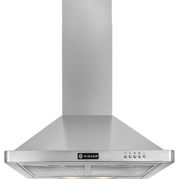 Singer Pyramid 601C 21 Απορροφητήρας Καμινάδα 60cm Inox (3 άτοκες δόσεις)
