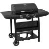 Bormann BBQ6030 Ψησταριά Υγραερίου Μαντεμένιας Σχάρας 60x42εκ. με 3 Εστίες 9kW