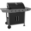 Bormann Elite BBQ6041 Ψησταριά Υγραερίου FORGE 4+1 Εστιών με Μαντεμένια Σχάρα