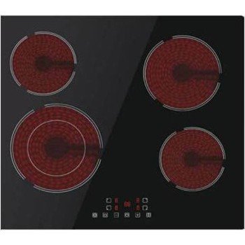 Davoline BVC 6005 Κεραμική Εστία 59x52εκ Μαύρη