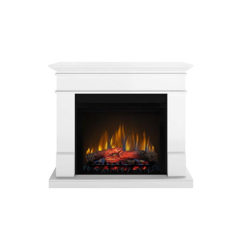 Dimplex Lisabona White Επιδαπέδιο Ηλεκτρικό Τζάκι με Επένδυση 2000w  (3 άτοκες δόσεις)