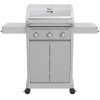 Bormann Elite BBQ7030 Ψησταριά Υγραερίου Μαντεμένιας Σχάρας 60x42εκ. με 3 Εστίες 9kW