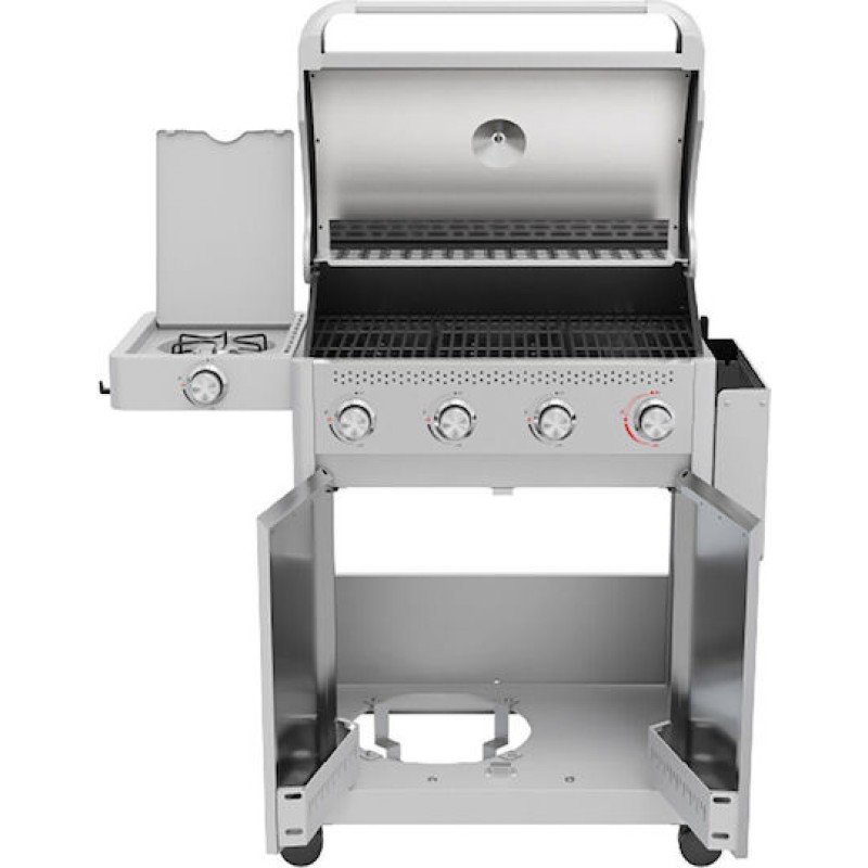 Bormann Elite BBQ7041 Ψησταριά Υγραερίου LEGEND 4+1 Εστιών με Μαντεμένια Σχάρα