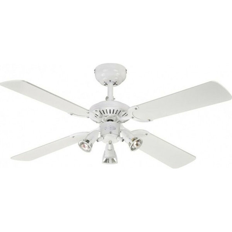 Westinghouse Ανεμιστήρας Οροφής PRINCESS EURO 105 cm White 72113 (3 άτοκες δόσεις)