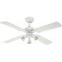 Westinghouse Ανεμιστήρας Οροφής PRINCESS EURO 105 cm White 72113 (3 άτοκες δόσεις)