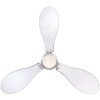 Westinghouse Josef 72258 Ανεμιστήρας Οροφής 122cm με Φως και Τηλεχειριστήριο Ασημί