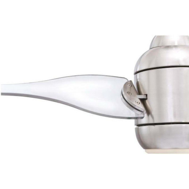 Westinghouse Josef 72258 Ανεμιστήρας Οροφής 122cm με Φως και Τηλεχειριστήριο Ασημί