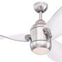 Westinghouse Josef 72258 Ανεμιστήρας Οροφής 122cm με Φως και Τηλεχειριστήριο Ασημί