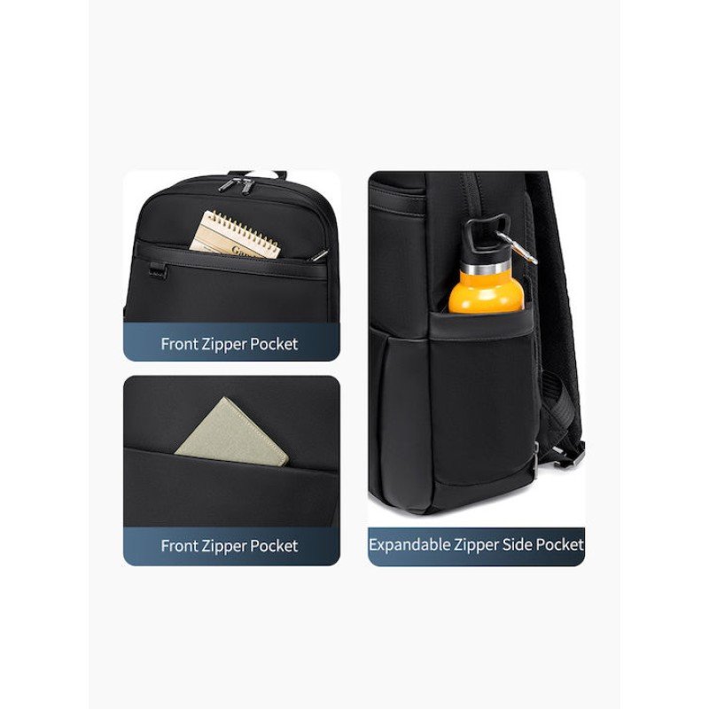 ARCTIC HUNTER τσάντα πλάτης B00811 με θήκη laptop 15.6", 16.5L, χακί B00811-KH