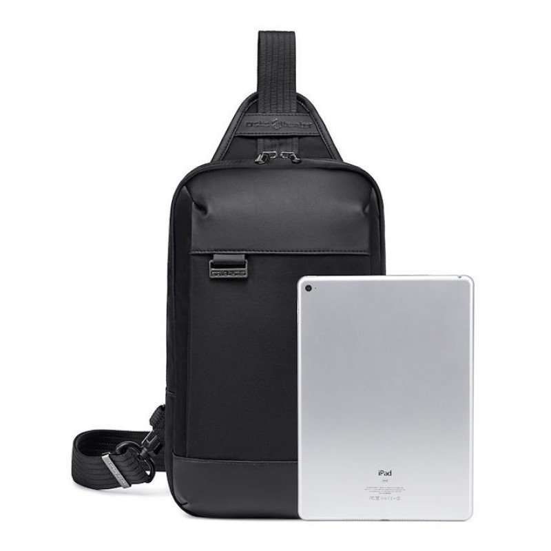ARCTIC HUNTER τσάντα Crossbody XB00829, 3L, μαύρη XB00829-BK