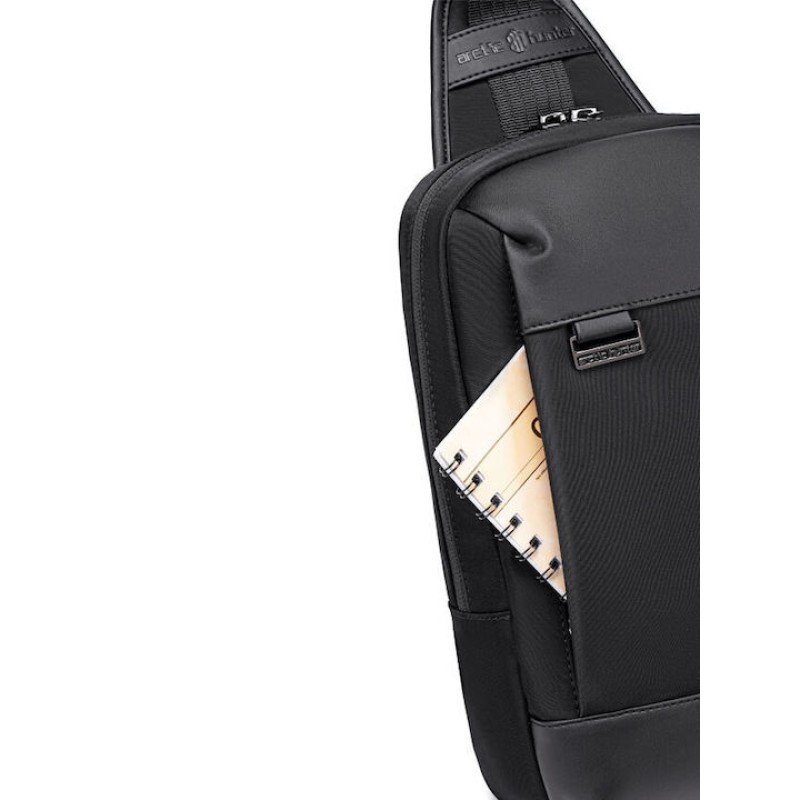 ARCTIC HUNTER τσάντα Crossbody XB00829, 3L, μαύρη XB00829-BK