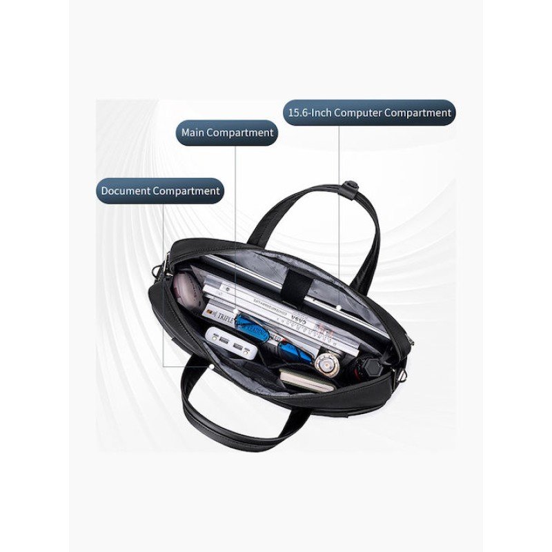 ARCTIC HUNTER τσάντα ώμου GWB00848 με θήκη laptop 15.6", 9L, μαύρη GWB00848-BK ARCTIC HUNTER τσάντα ώμου GWB00848 με θήκη laptop 15.6", 9L, μαύρη GWB00848-BK