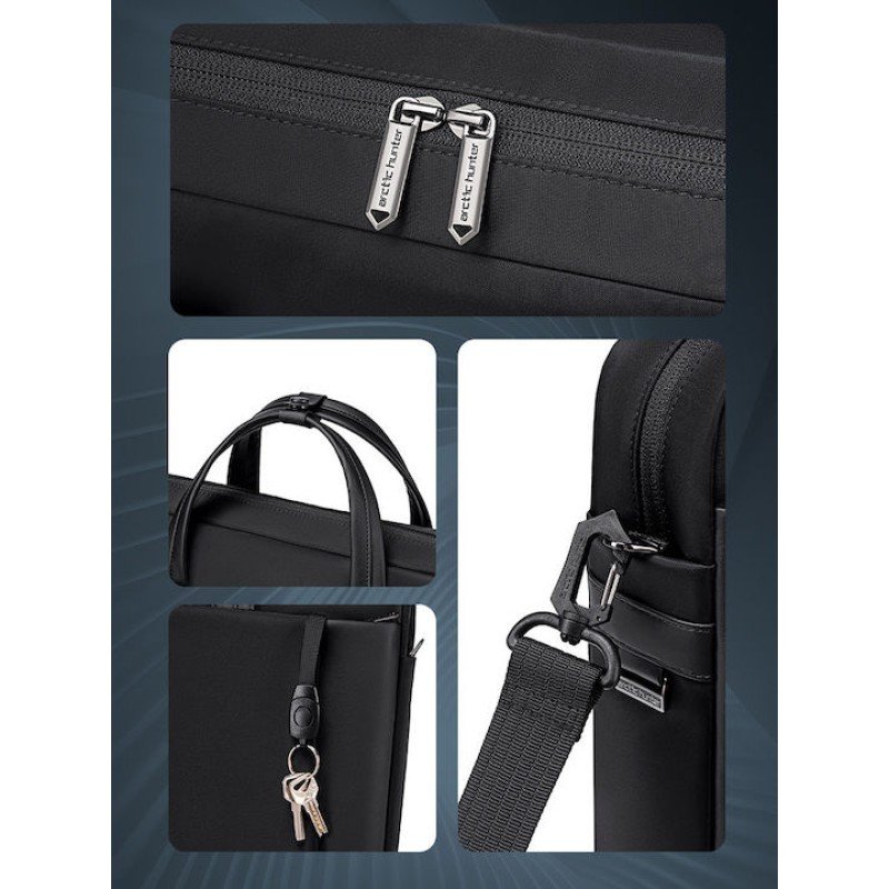 ARCTIC HUNTER τσάντα ώμου GWB00848 με θήκη laptop 15.6", 9L, χακί GWB00848-KH