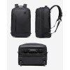 ARCTIC HUNTER τσάντα ταξιδίου LG00861 με θήκη laptop 15.6", τροχήλατη, 42L/54L, μαύρη LG00861-BK