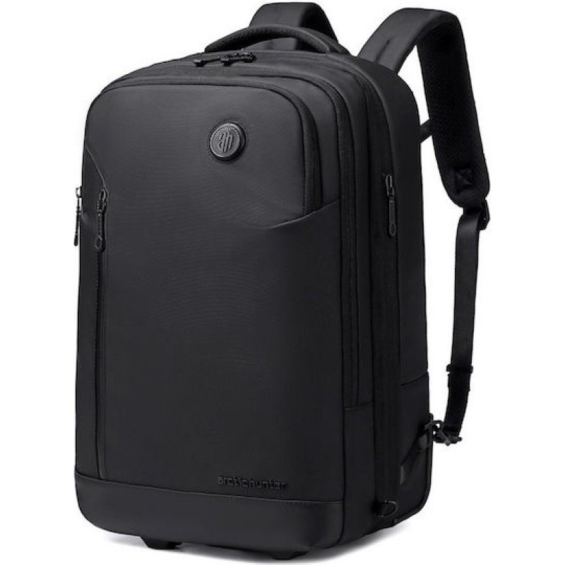 ARCTIC HUNTER τσάντα ταξιδίου LG00861 με θήκη laptop 15.6", τροχήλατη, 42L/54L, μαύρη LG00861-BK
