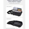 ARCTIC HUNTER τσάντα πλάτης B00866 με θήκη laptop 15.6", αεροστεγής θήκη, 35.5L/49.5L, μαύρη B00866-BK
