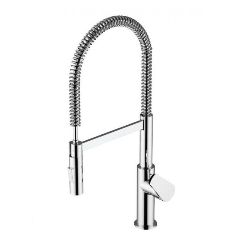 Teorema Molla Μπαταρία Κουζίνας Πάγκου με Σπιράλ Ασημί 881411 