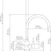 Karag Linux Ψηλή Μπαταρία Κουζίνας Πάγκου Inox Μαύρη (3 άτοκες δόσεις)