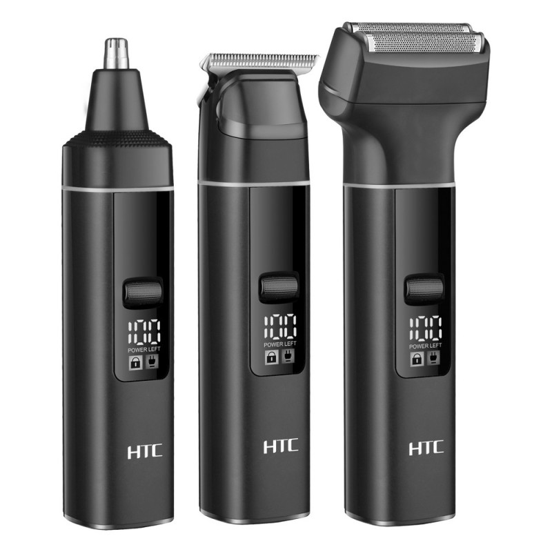 HTC AT-1202 Σετ Επαναφορτιζόμενης Κουρευτικής Μηχανής