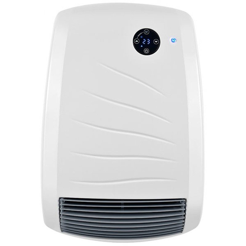 Radialight Bali Ψηφιακό Μεταλλικό Αερόθερμο Μπάνιου 27x42,5x13cm 1200/2000watt (3 άτοκες δόσεις)