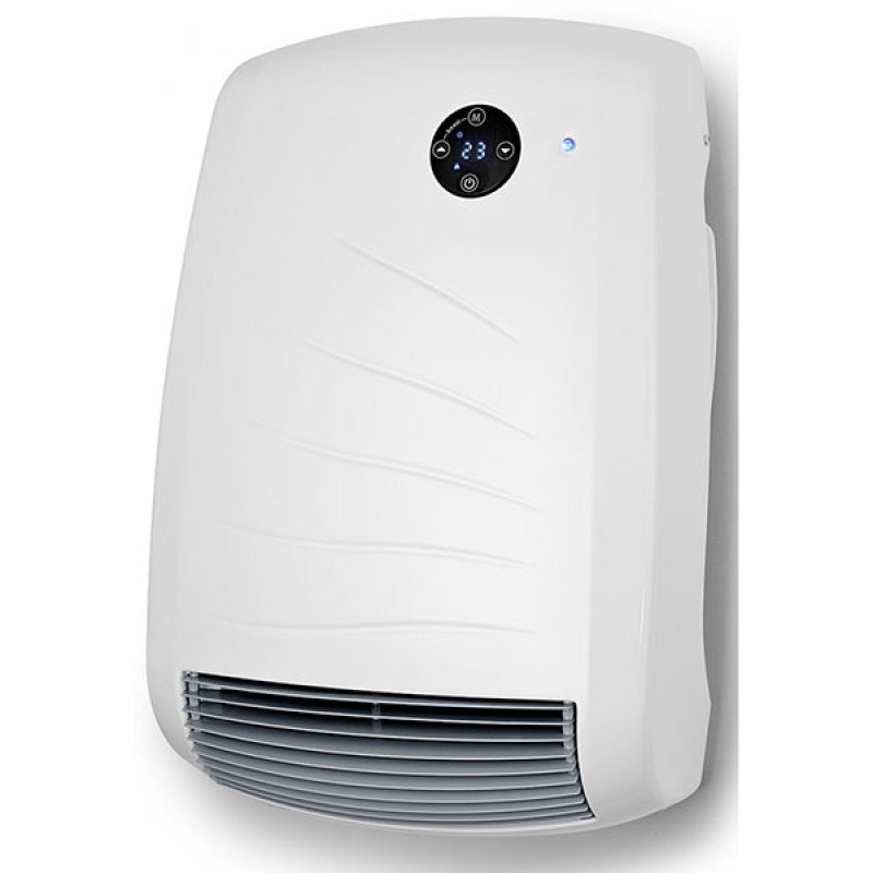 Radialight Bali Ψηφιακό Μεταλλικό Αερόθερμο Μπάνιου 27x42,5x13cm 1200/2000watt (3 άτοκες δόσεις)