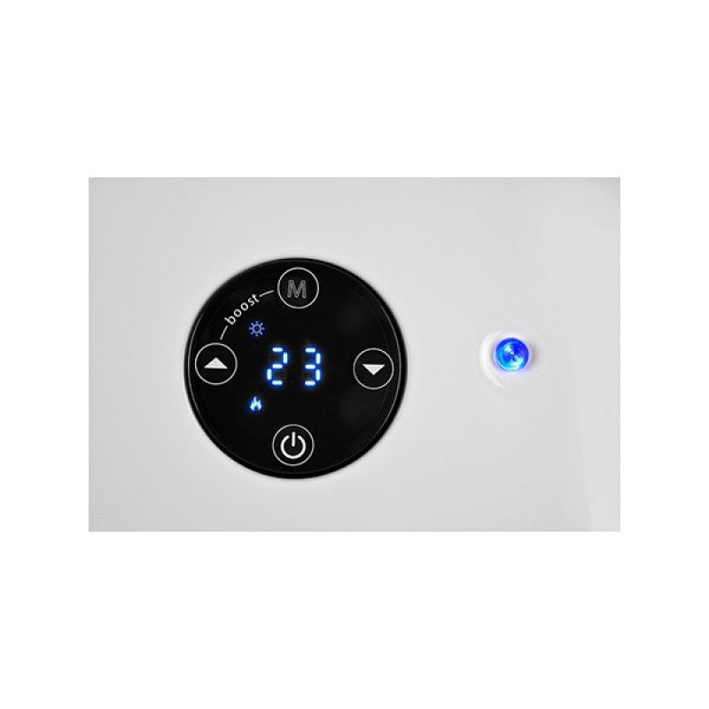 Radialight Bali Ψηφιακό Μεταλλικό Αερόθερμο Μπάνιου 27x42,5x13cm 1200/2000watt (3 άτοκες δόσεις)