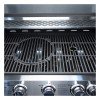 Bormann Elite BBQ5100 Ψησταριά Υγραερίου Inox Με Μαντεμένια Πλάκα Luxury Type 5+1 Εστίες 