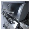 Bormann Elite BBQ5100 Ψησταριά Υγραερίου Inox Με Μαντεμένια Πλάκα Luxury Type 5+1 Εστίες 